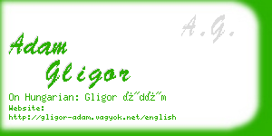 adam gligor business card